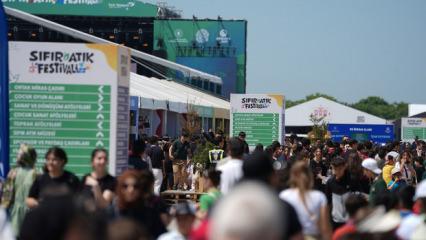 K&uuml;resel harekete b&uuml;y&uuml;k destek: Sıfır Atık Festivali 1 milyondan fazla kişiyi ağırladı!