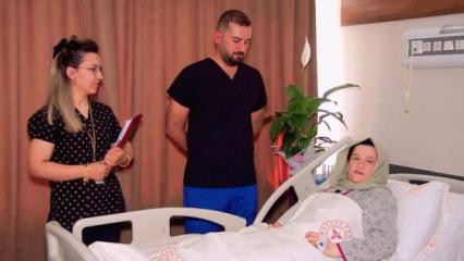 Karın ağrısı ve şişkinlik şikayetiyle hastaneye gitti! V&uuml;cudundan dev miyom &ccedil;ıkartıldı