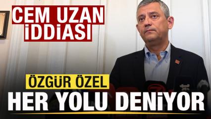 G&uuml;ndem olan iddia! &Ouml;zg&uuml;r &Ouml;zel her yolu deniyor! Bu kez de Cem Uzan'ın kapısını &ccedil;aldı