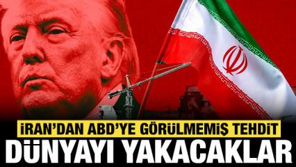 İran'dan ABD'ye g&ouml;r&uuml;lmemiş tehdit: T&uuml;m d&uuml;nyayı ateşe atacaklar