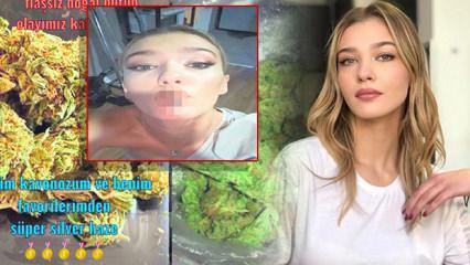 Melisa D&ouml;ngel'in telefonunda uyuşturucu yazışmaları! Madde kullanırken fotoğrafı &ccedil;ıktı