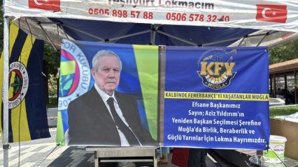 Muğla'da Aziz Yıldırım i&ccedil;in lokma d&ouml;k&uuml;ld&uuml;