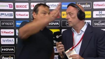 Olympiakos şampiyon oldu! Ergin Ataman &ccedil;ılgına d&ouml;nd&uuml;! &Ccedil;ok sert a&ccedil;ıklamalar