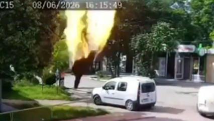 Rus İHA'sı otob&uuml;s durağına d&uuml;şt&uuml;! 2 &ouml;l&uuml; 15 yaralı