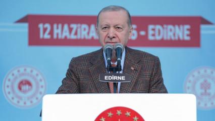 Selimiye Camii yeniden ibadete a&ccedil;ıldı: Erdoğan Edirne'de bir m&uuml;jde daha verdi