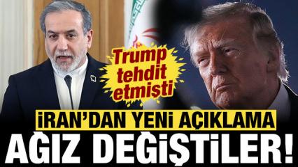 Trump'ın tehdidi sonrası İran'dan yeni a&ccedil;ıklama: Bu kez ağız değiştirdiler!
