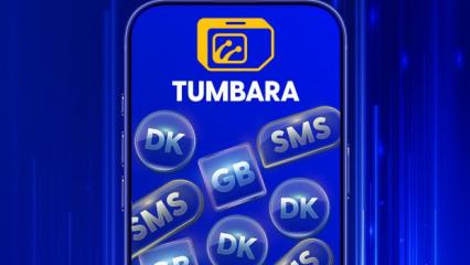 Tumbara 1 yılda 25 milyon GB hediye etti