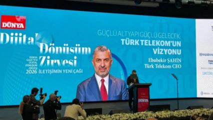 T&uuml;rk Telekom CEO'su Ebubekir Şahin "D&Uuml;NYA Dijital D&ouml;n&uuml;ş&uuml;m Zirvesi 2026"da konuştu