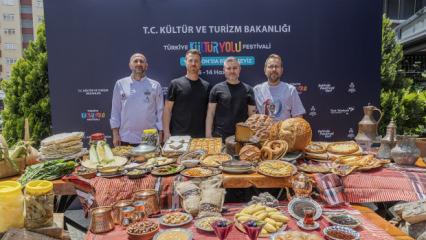 T&uuml;rkiye K&uuml;lt&uuml;r Yolu Festivali'nde Trabzon lezzet noktası rekoru kırdı 