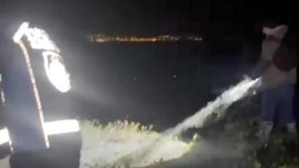 Van'da avladıkları 400 kilo inci kefalinin sevinci kursaklarında kaldı