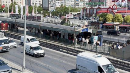 Beylikd&uuml;z&uuml;'de metrob&uuml;ste 'yan bakma' kavgası: 1 &ouml;l&uuml;