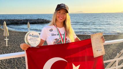 17 yaşında İtalya'da tarih yazdı! İlk T&uuml;rk sporcu oldu