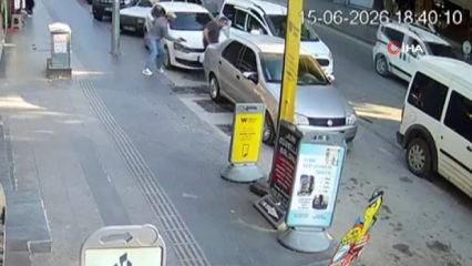 Doğum g&uuml;n&uuml; pastasını alır almaz kurşunlandı! O anlar kamerada