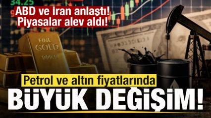 ABD ve İran anlaştı! Piyasalar alev aldı! Petrol ve altın fiyatlarında b&uuml;y&uuml;k değişim