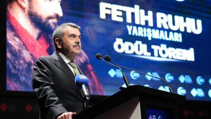 Bakan Tekin: Biz "Fetih 1453" diyenlerle beraber yolumuza devam edeceğiz!