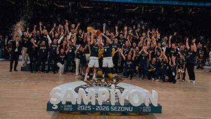 Basketbol S&uuml;per Ligi'nde şampiyon Fenerbah&ccedil;e Beko!