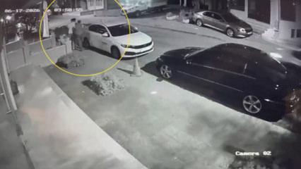 İBB y&ouml;neticisinin ka&ccedil;ırılma anı kamerada