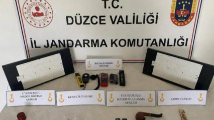 D&uuml;zce'de ka&ccedil;ak&ccedil;ılık ve uyuşturucu operasyonları: 10 g&ouml;zaltı