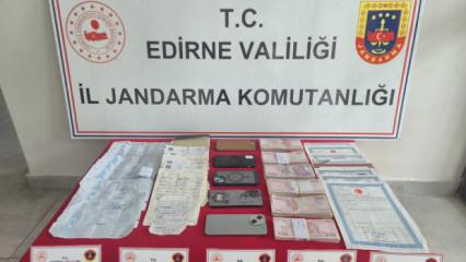 Edirne&rsquo;deki tefecilik operasyonunda 6 tutuklama