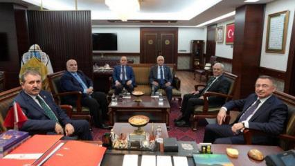 Fuat Oktay&rsquo;dan BBP Genel Başkanı Destici&rsquo;ye anlamlı ziyaret