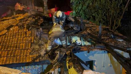 Gaziosmanpaşa&rsquo;da 3 gecekondu alevlere teslim oldu