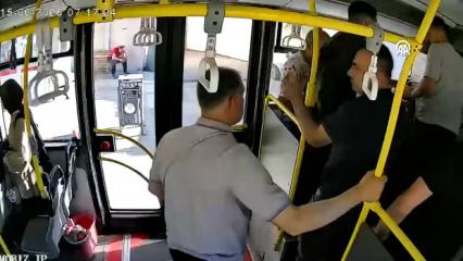  Malatya'da epilepsi n&ouml;beti ge&ccedil;iren yolcuyu otob&uuml;s şof&ouml;r&uuml; kurtardı
