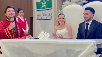 Haber7 ailesinin mutlu g&uuml;n&uuml;: Ahmet-Ela &ccedil;ifti d&uuml;nya evine girdi
