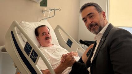 Hakan Han &Ouml;zcan'dan İbrahim Tatlıses'e ge&ccedil;miş olsun ziyareti