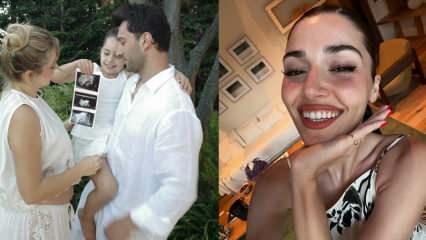 Hande Er&ccedil;el ikinci kez teyze oluyor! Ablası Gamze Er&ccedil;el'den m&uuml;jdeli haber