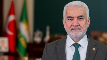 H&Uuml;DA PAR Genel Başkanı Yapıcıoğlu'ndan Hicr&icirc; yeni yıl mesajı