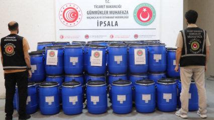 İpsala G&uuml;mr&uuml;k Kapısında ele ge&ccedil;irildi: 4 ton 321 kilo uyuşturucu madde ele ge&ccedil;irildi