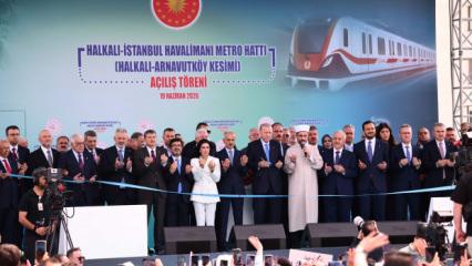 İstanbul'un en uzun metrosu a&ccedil;ıldı: Havalimanı 30 dakikaya d&uuml;şt&uuml;