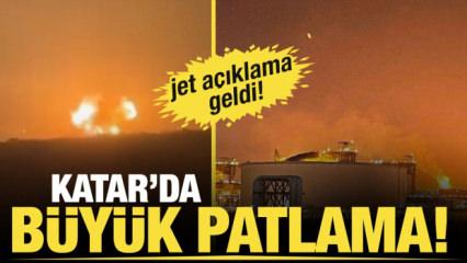 Katar'da dehşet anları: Dev doğalgaz tesisinde patlama