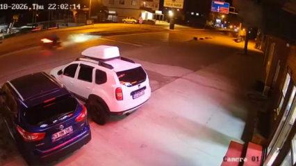 K&ouml;peğe &ccedil;arpmamak i&ccedil;in yaptığı manevra hayatına mal oldu