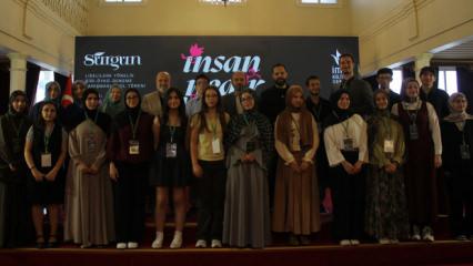 Liseler arası "İnsan Nedir Bildin Mi Sen?" yarışmasının &ouml;d&uuml;lleri sahiplerini buldu