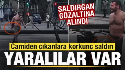 M&uuml;sl&uuml;man karşıtı nefret saldırısı! Yararlılar var! Saldırgan g&ouml;zaltına alındı