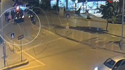 Nefes borusuna kek ka&ccedil;an s&uuml;r&uuml;c&uuml; kendisini yolun ortasına attı