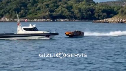 Arnavutluk'ta denizde yaşanan feci kaza kameralara yansıdı!