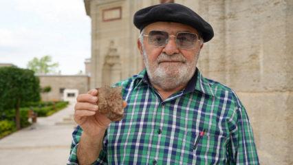 Selimiye Camii&rsquo;nin kubbesini delen g&uuml;lle mermisinin par&ccedil;asını 58 yıldır saklıyor