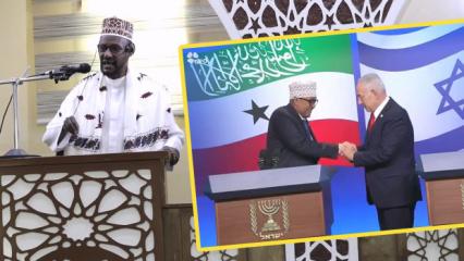 Somalili imam Aden: Somaliland'ın İsrail ile ilişkisi, halkımızın y&uuml;reğinde bir yara a&ccedil;tı