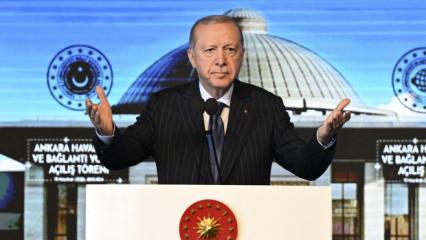 Son dakika: Ankara Havalimanı a&ccedil;ıldı! Cumhurbaşkanı Erdoğan'dan &ouml;nemli mesajlar