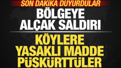 Son dakika duyurdular! Savaşta al&ccedil;ak saldırı! K&ouml;ylere yasaklı madde p&uuml;sk&uuml;rtt&uuml;ler