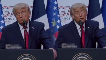 Trump ile gazeteci arasında şaşırtan İran diyaloğu! Kendi s&ouml;z&uuml;n&uuml; hatırlayamadı