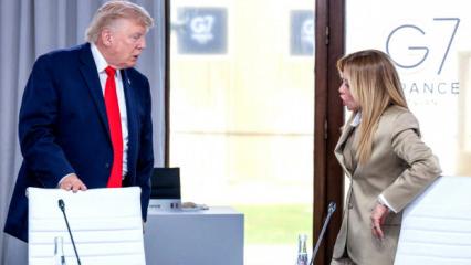 İran iki &uuml;lkeyi birbirine d&uuml;ş&uuml;rd&uuml;! Trump'tan bomba a&ccedil;ıklama! Meloni ABD'ye resti &ccedil;ekti
