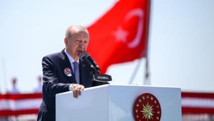 T&uuml;rkiye tarihinde ilk! 'Y&uuml;zde 80 yerlilikle &uuml;retiyoruz' diyen Erdoğan'dan &ccedil;ok net mesaj