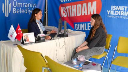 &Uuml;mraniye istihdam g&uuml;nleri vatandaşlarla buluşuyor