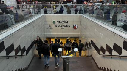 Valilik karar almıştı: Taksim Metro istasyonu kapatıldı!