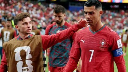 Ronaldo'ya trib&uuml;nler acımadı! Tezah&uuml;ratla &ccedil;ıldırttılar