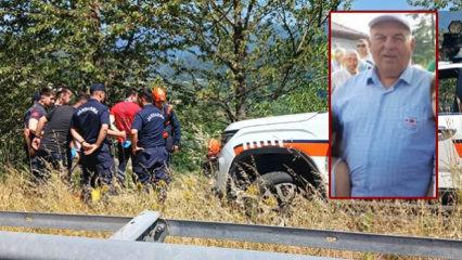 Şarampole devrildi! 72 yaşındaki motosikletin s&uuml;r&uuml;c&uuml;s&uuml; &ouml;ld&uuml; 