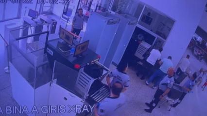 Adliyeye kalem g&ouml;r&uuml;n&uuml;ml&uuml; silahla girmeye &ccedil;alışırken yakalandı